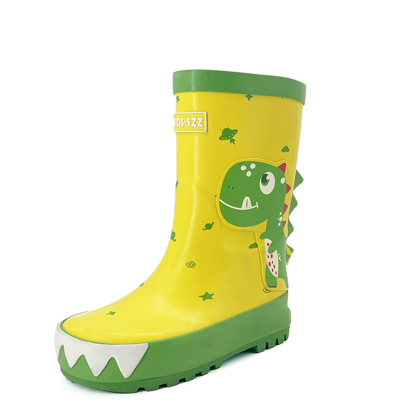 Crocodile splice matte rubber rain boots 