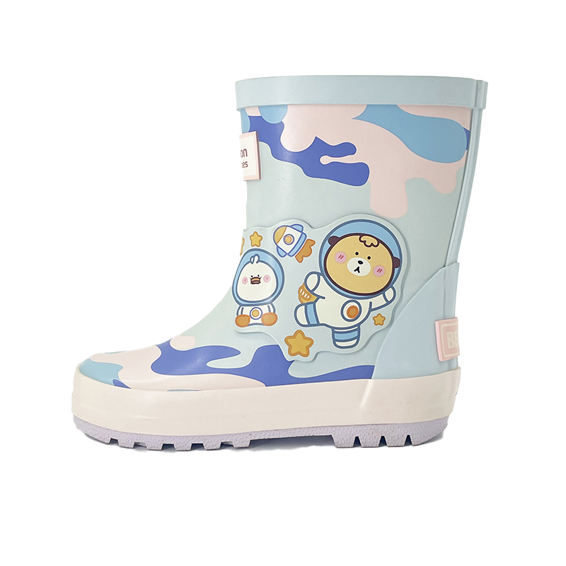Intersreller theme rubber fashionable rain boots 