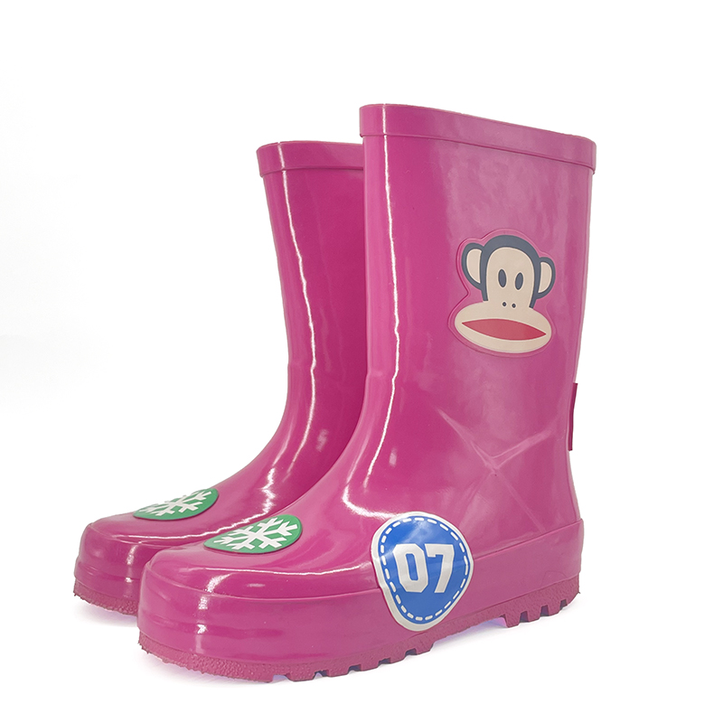 matte rubber fashionable rain boots -2