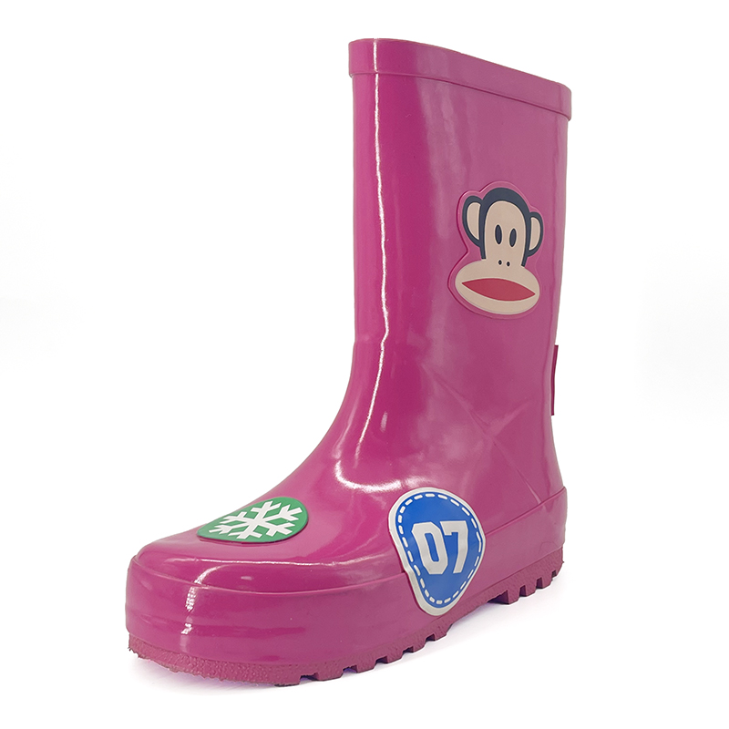 Paul frank pettern matte rubber fashionable rain boots  