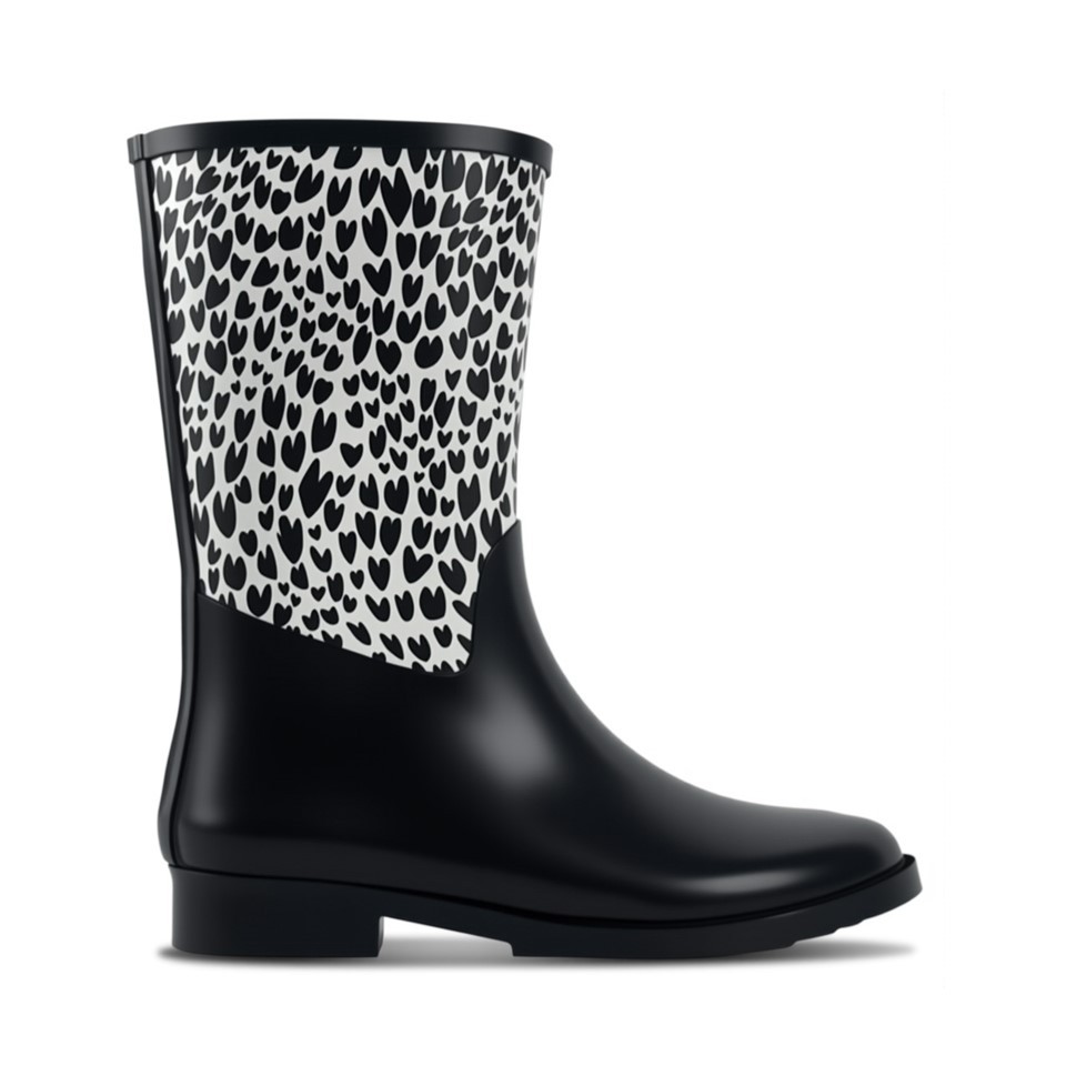 Ladies Half Wellies With Printings