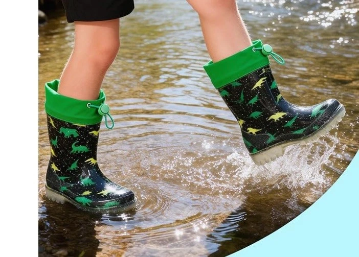 Can Green Cuff Rain Boots be worn with leggings?