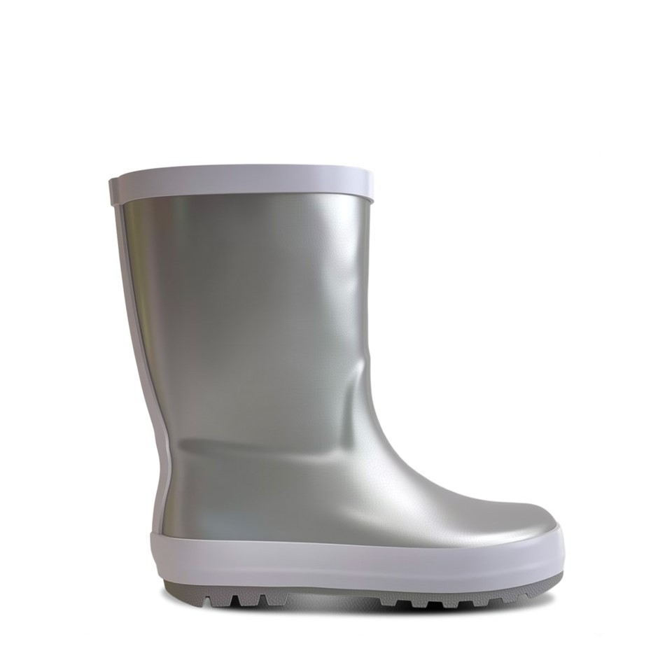 Silver Sparkle Boots Kids