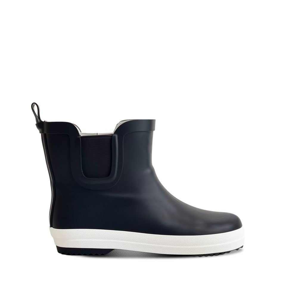 Toddler Kids Chelsea Black Rain Boots